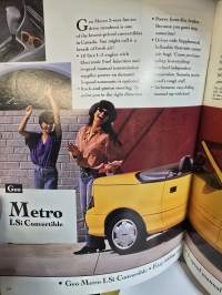 Geo  storm, metro ja tracker 1992 myyntiesite