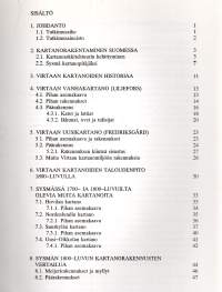 Virtaan kartanot Sysmän kartanoyhteisössä 1800-luvulla