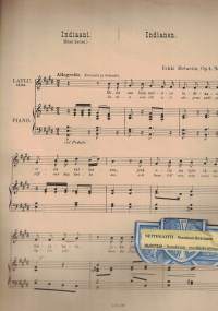 Nuorten lauluja I : 4 Eino Leinon laulua = De ungas sånger I: 4 sånger af Eino Leino : op. 4