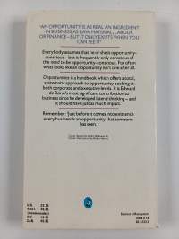 Opportunities : a handbook of business opportunity search