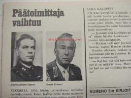 Kansa taisteli 1976 nr 5, Lauri Harvila: Suomen armeijan käyttämät aseet 1918-1945, konekivääri, Pertjärven mottitaistelu Syvärillä huhtikuu 1942 sekä