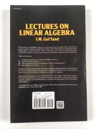 Lectures on Linear Algebra
