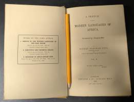 The modern languages of Africa: Vol. 2