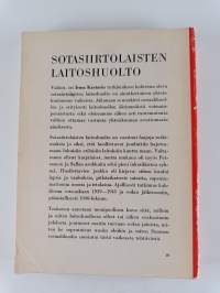 Sotasiirtolaisten laitoshuolto