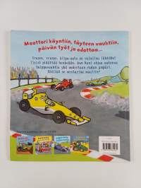 Kilpa-auto kiitää maaliin