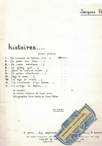 Histoires... pour piano