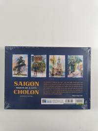 Sights of a city Saigon-ChoLon - painting and sketches
