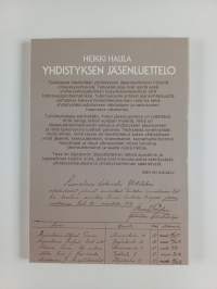 Yhdistyksen jäsenluettelo