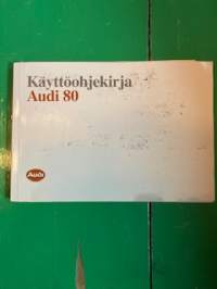 Audi 80 -Käyttöohjekirja somenkielinen 1989