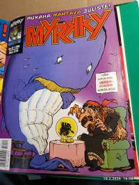 Myrkky vuosikerta 1996. Numerot 1-12 kansiossa. Alapäähuumorin pää-äänenkannattaja pahimmillaan - tai parhaimmillaan!