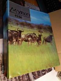 Myrkky vuosikerta 1996. Numerot 1-12 kansiossa. Alapäähuumorin pää-äänenkannattaja pahimmillaan - tai parhaimmillaan!