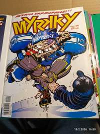 Myrkky vuosikerta 1996. Numerot 1-12 kansiossa. Alapäähuumorin pää-äänenkannattaja pahimmillaan - tai parhaimmillaan!