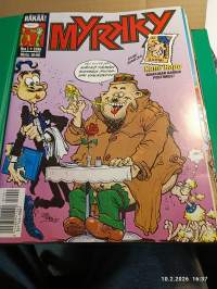 Myrkky vuosikerta 1996. Numerot 1-12 kansiossa. Alapäähuumorin pää-äänenkannattaja pahimmillaan - tai parhaimmillaan!