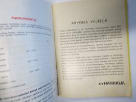 Hankkija - tavaraluettelo 1971 -luettelo