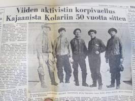 Uusi Suomi la 1.4.1967,  Kansanedustaja vapaan oluen kannalla, Linnanmäen näkötorni, Aktivistivaellus 50 vuotta sitten, sekkipetturi Vassilian Glubokov, ym.
