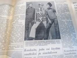 Uusi Suomi la 1.4.1967,  Kansanedustaja vapaan oluen kannalla, Linnanmäen näkötorni, Aktivistivaellus 50 vuotta sitten, sekkipetturi Vassilian Glubokov, ym.