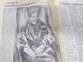 Uusi Suomi la 1.4.1967,  Kansanedustaja vapaan oluen kannalla, Linnanmäen näkötorni, Aktivistivaellus 50 vuotta sitten, sekkipetturi Vassilian Glubokov, ym.