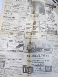 Aamulehti la 1.4.1967, Kolarin malmirata?, MS Finalndia mainos, Amerikkalainen miljonääri Frans Nieminen etsii perillisiä, Urjalan putka kuin leikkimökki, ym.