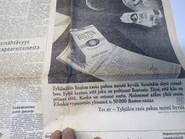 Suomenmaa 17.5.1967 (Maalaisliitto-Kepu), 200 siltaa rakennetaan, Beach Boys - Rantapojat Helsingissä maksoi 100 000 mk, Teräsmies -sarjakuvamainos, ym.