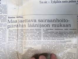 Suomenmaa 17.5.1967 (Maalaisliitto-Kepu), 200 siltaa rakennetaan, Beach Boys - Rantapojat Helsingissä maksoi 100 000 mk, Teräsmies -sarjakuvamainos, ym.