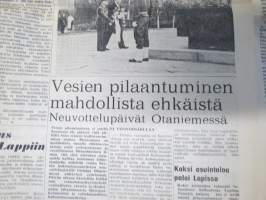 Suomenmaa 17.5.1967 (Maalaisliitto-Kepu), 200 siltaa rakennetaan, Beach Boys - Rantapojat Helsingissä maksoi 100 000 mk, Teräsmies -sarjakuvamainos, ym.