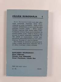 Aurinko sammuttaa tähdet : runoja
