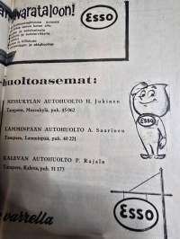 Pyynikinajo suomen grand prix .22- 23, 9, 1962  käsiohjelma.