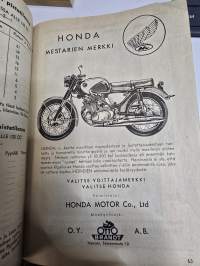 Pyynikinajo suomen grand prix .22- 23, 9, 1962  käsiohjelma.