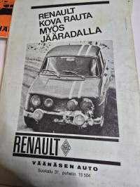 Väinölänniemi TT-ajo  käsiohjelma. 21, 5, 1967