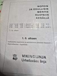 Hämeenlinnan autokilpailun käsiohjelma 14, 6, 1970