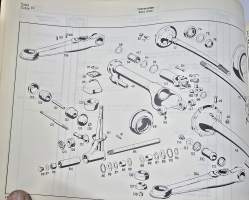Mercedes -Benz Type 190 B, 10 014, Ersatzteilliste. Spare parts list-varaosaluettelo. Alkuperäinen. June 1959.