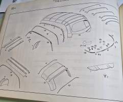Mercedes -Benz Type 190 B, 10 014, Ersatzteilliste. Spare parts list-varaosaluettelo. Alkuperäinen. June 1959.