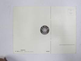 Sonim "World" -äänilevypostikortti 45 rpm postcard record