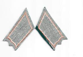 Jääkäri  kersantti -   kauluslaatat  arvomerkit  vanha malli