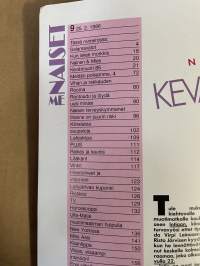 Me Naiset 1986 nr 9, Kevät 86 muoti jättinumero, Ulla-Maija Mäki muotimaailman huipulla