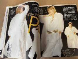 Me Naiset 1986 nr 9, Kevät 86 muoti jättinumero, Ulla-Maija Mäki muotimaailman huipulla