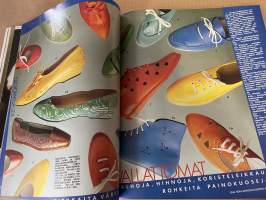 Me Naiset 1986 nr 9, Kevät 86 muoti jättinumero, Ulla-Maija Mäki muotimaailman huipulla