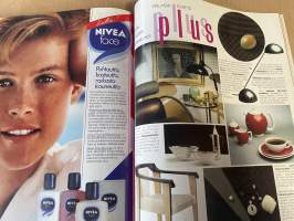 Me Naiset 1986 nr 9, Kevät 86 muoti jättinumero, Ulla-Maija Mäki muotimaailman huipulla