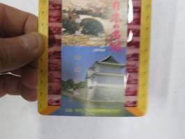 The Famous Castles of Japan - Canlook - Big Panorama -japanilainen katselulaitteen kuvasarja "stereoskooppinen kuvakirja"