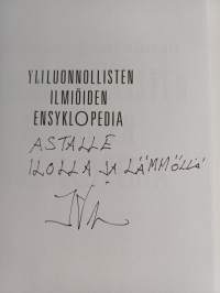 Yliluonnollisten ilmiöiden ensyklopedia (signeerattu, tekijän omiste)