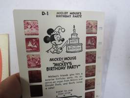 Micky Mouse´s Birthday Party D-1 - Tru-Vue -katselulaitteen kuvasarja