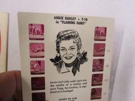 Annie Oakley in Flaming Guns T-10 - Tru-Vue -katselulaitteen kuvasarja