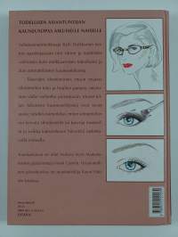 Aikuinen nainen meikkaa