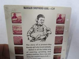 Navajo Shepherd Girl C-9 - Tru-Vue -katselulaitteen kuvasarja