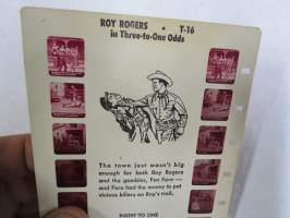 Roy Rogers in Three-to-One Odds T-16 - Tru-Vue -katselulaitteen kuvasarja