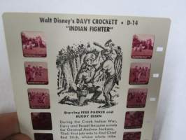 Walt Disney´s Davy Crockett "Indian Fighter" D-14 - Tru-Vue -katselulaitteen kuvasarja