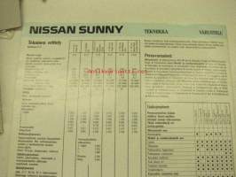 Nissan Sunny -myyntiesite