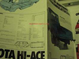 Toyota Hi-Ace 1977 -myyntiesite