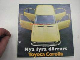 Toyota Corolla 4-dörrars -myyntiesite