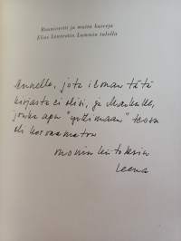 Raunioyrtti ja muita kasveja Elias Lönnrotin Lammin talolla (signeerattu)
